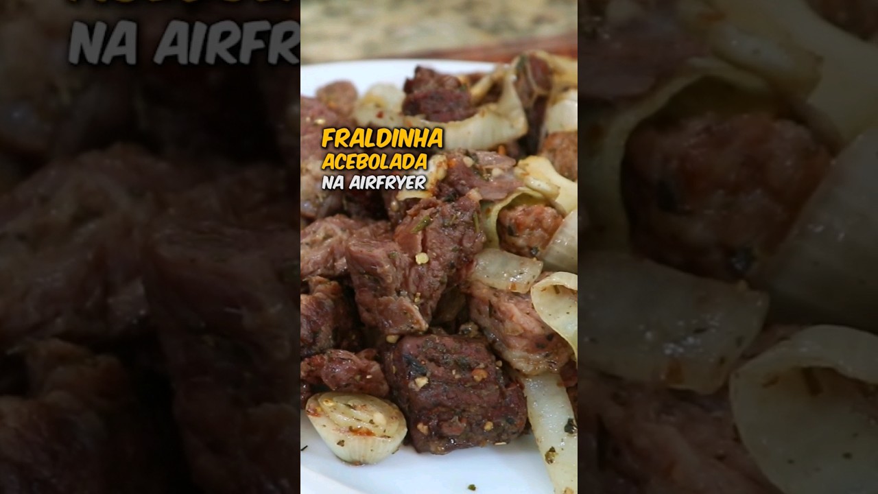 Receita De Fraldinha Acebolada Na Airfryer Tv Churrasco Receitas E