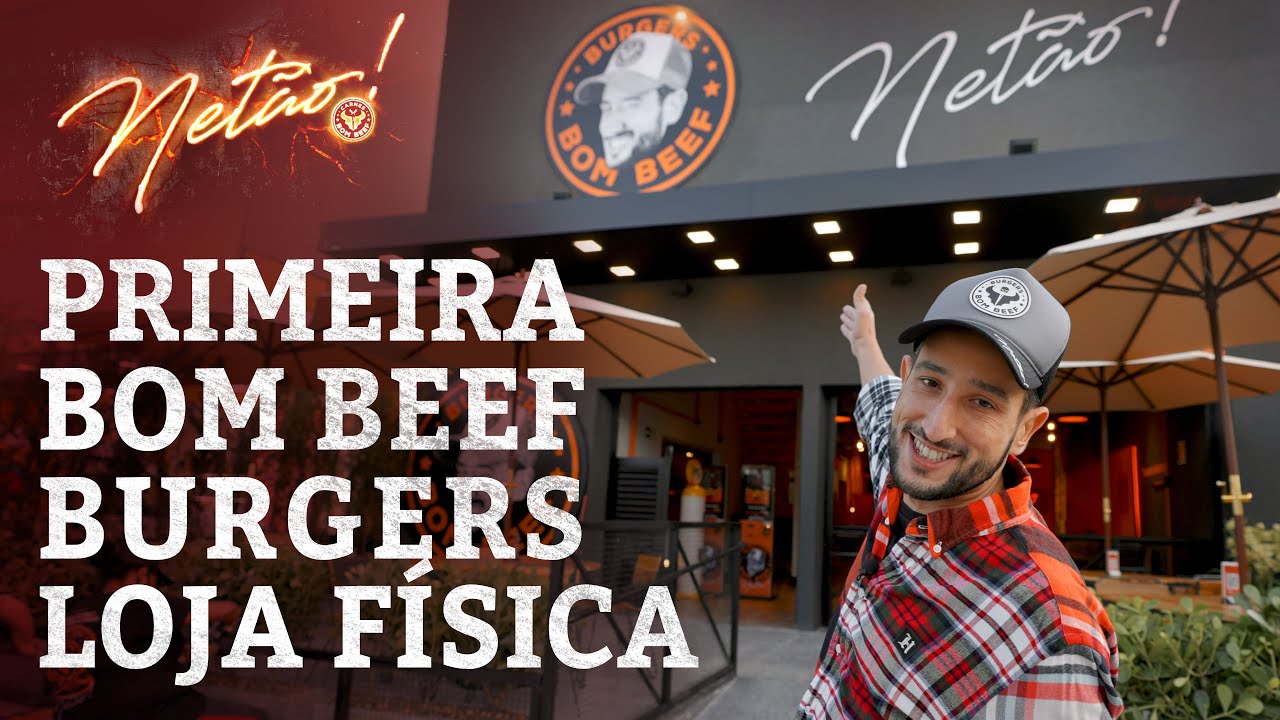 Inauguração da Primeira BOM BEEF BURGERS Loja Física em Santos!!! | Netão! Bom Beef #161