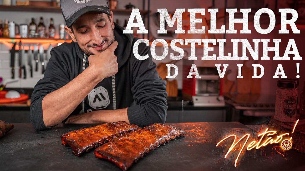 A MELHOR Costelinha Defumada da VIDA! | Netão! Bom Beef #167