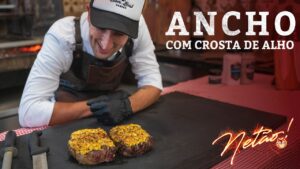 Ancho com crosta de alho e parmesão! | Netão! Bom Beef #130