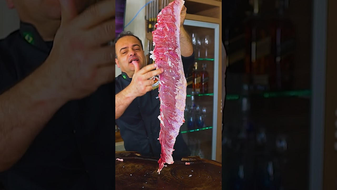 Carne barata para churrasco entranha grossa
