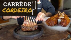 Carré de cordeiro | Carne de cordeiro assada na churrasqueira