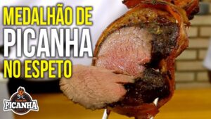 CHURRASCO DE MEDALHÃO DE PICANHA NO ESPETO – CLUBE DA PICANHA