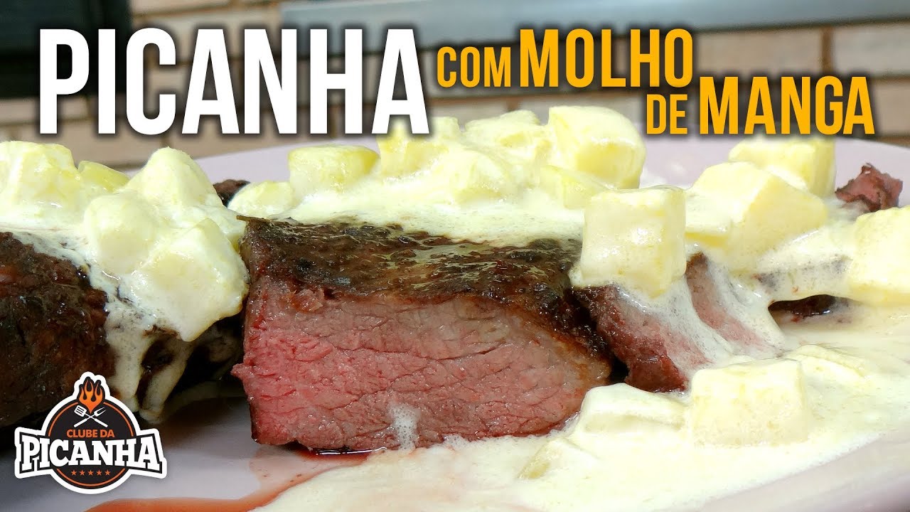 CHURRASCO DE PICANHA COM MOLHO DE MANGA - CLUBE DA PICANHA