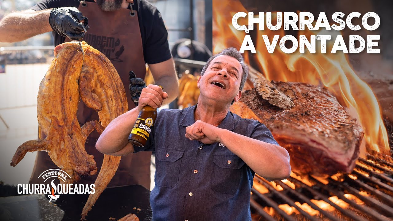 Churrasco e Cerveja à Vontade no Festival Churrasqueadas