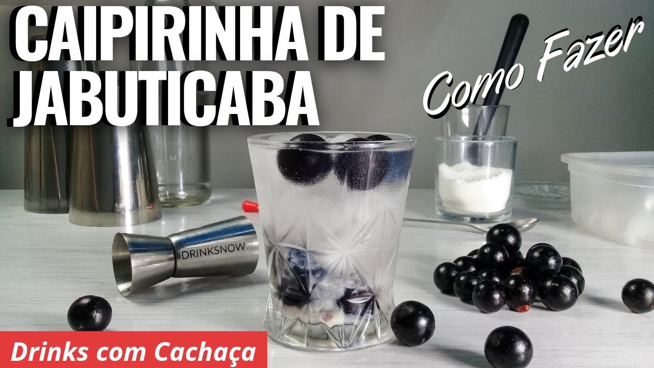 Como fazer CAIPIRINHA DE JABUTICABA