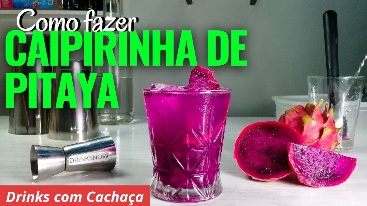 Como fazer CAIPIRINHA DE PITAYA