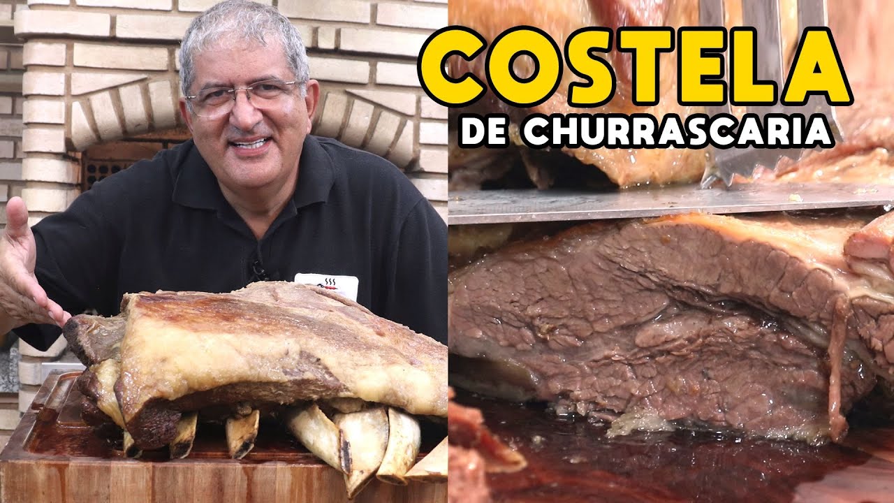 Como Fazer Costela de Churrascaria na sua casa - Tv Churrasco