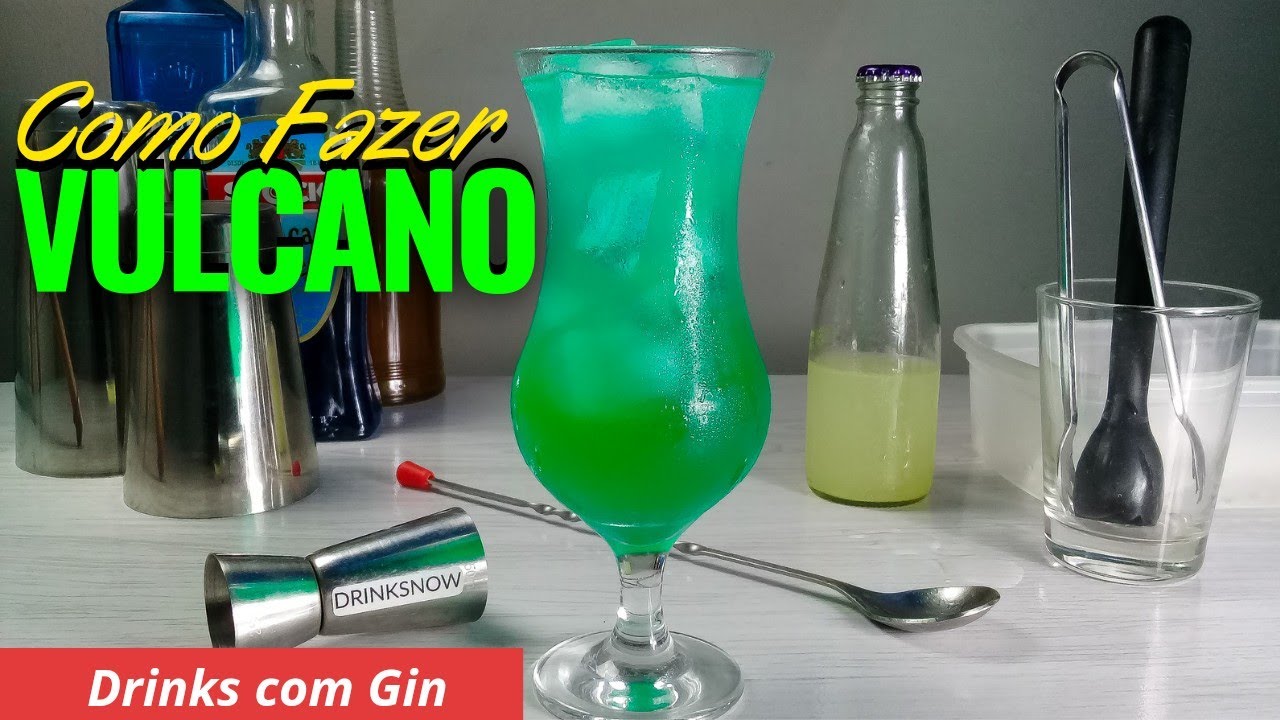 Como Fazer o drink VULCANO