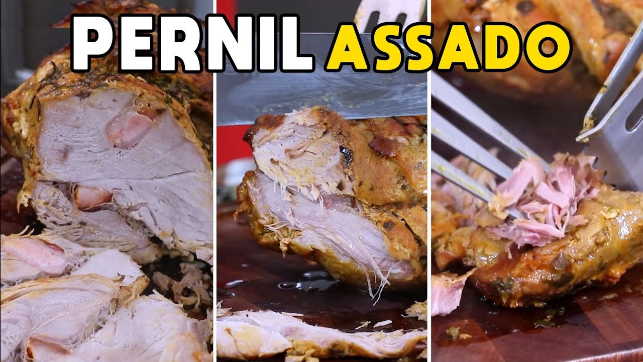 Como Fazer Pernil Assado no Forno - Tv Churrasco
