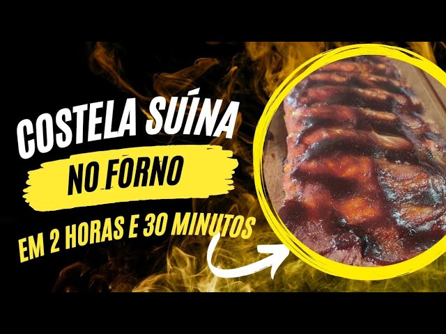 Costelinha Suína no DryRub e Barbecue