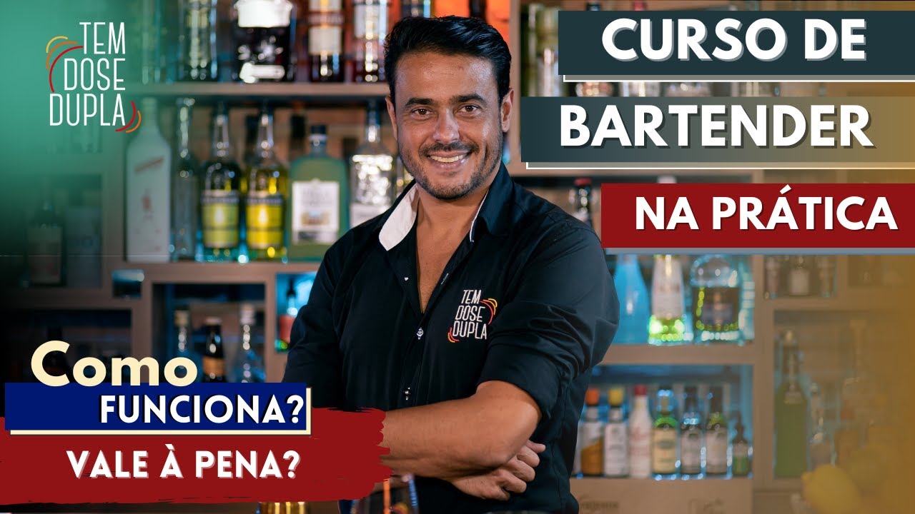 CURSO DE BARTENDER NA PRÁTICA - COMO FUNCIONA?