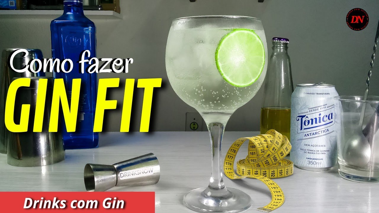 Drinks com Gin - Como fazer o GIN FIT