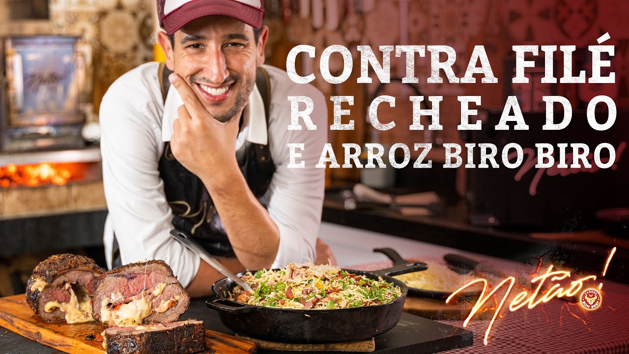Contra Filé Recheado e Arroz Biro Birol! Especial de final de ano! | Netão! Bom Beef #174