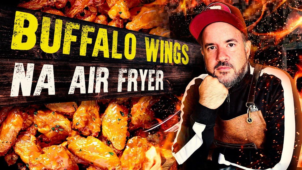 Buffalo Wings (Tulipa/Asinha de Frango) na AirFryer com DryRub e Molho Barbecue - #84
