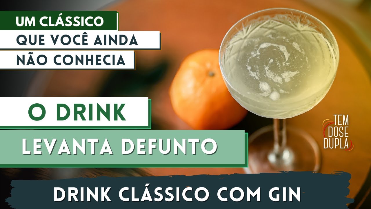 O DRINK QUE LEVANTA DEFUNTO - GIN E UM TOQUE DE ABSINTO - COPSE REVIVER N2