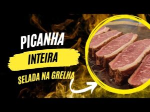 Picanha Inteira Selada na grelha e finalizada em Steak – Picanha Black