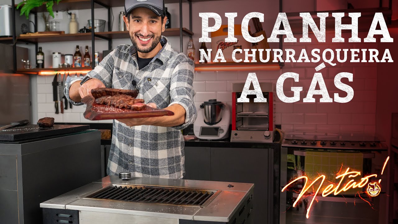 Picanha na Churrasqueira a GÁS! | Netão! Bom Beef #152