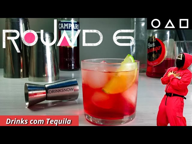(ROUND 6) Como fazer RED DEVIL - Drinks com Tequila