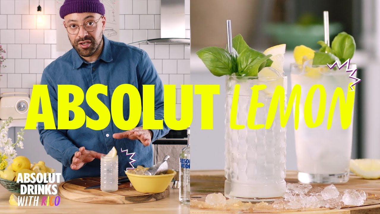 🍋This 2 Ingredient Cocktail Is 2 Good 2 Be True! 🍋| Absolut Lemon