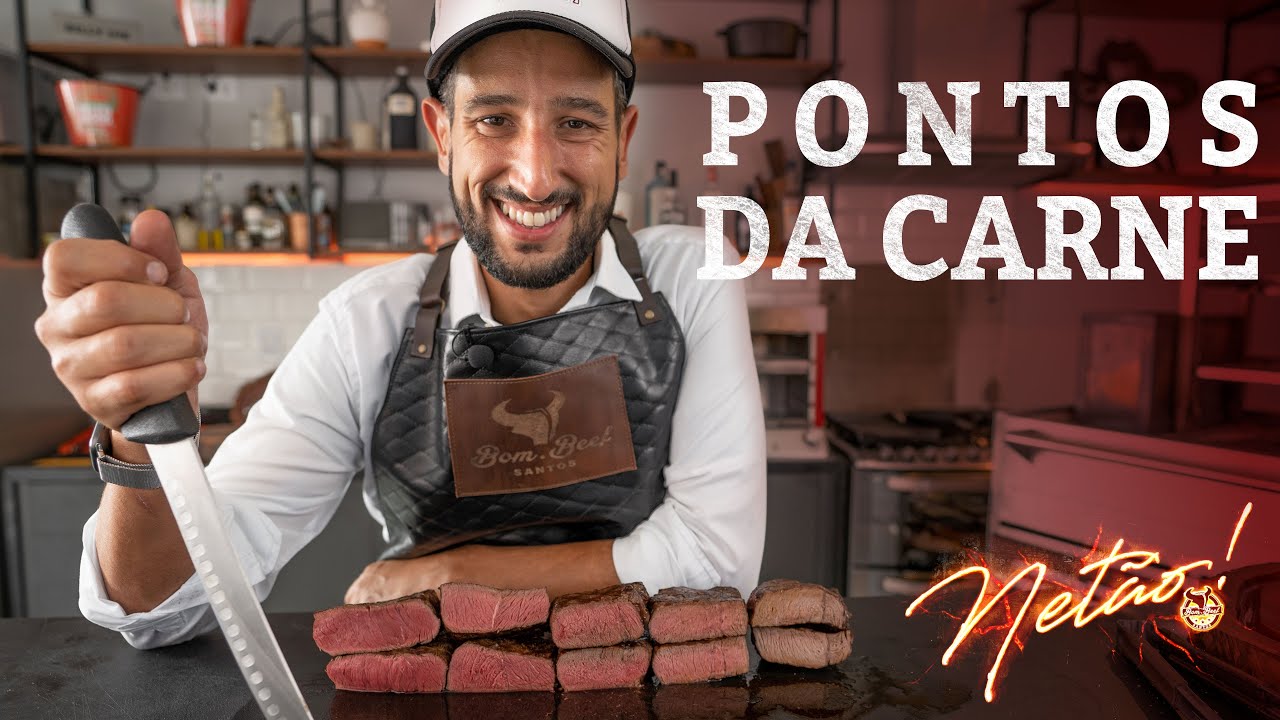 TODOS os Pontos da carne na churrasqueira! | Netão! Bom Beef #146