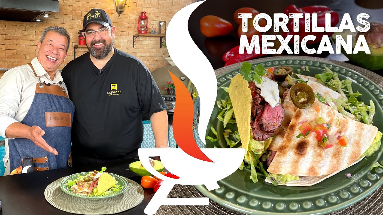Tortilla Mexicana na Churrasqueira I Churrasqueadas